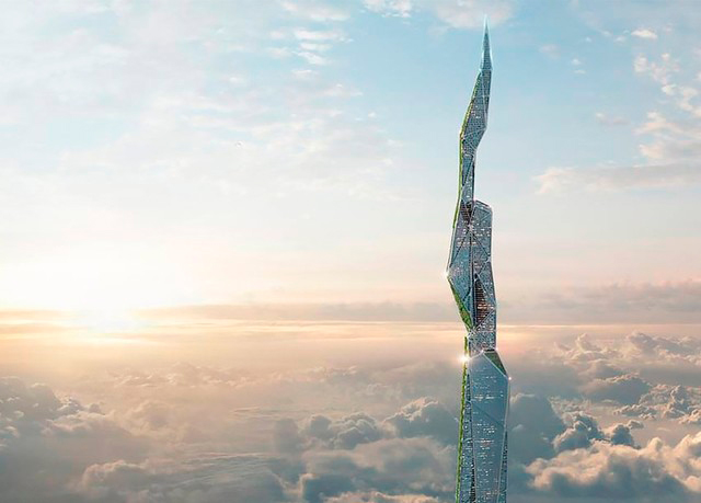 Un rascacielos para vivir en las nubes